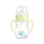 Durable wide mouth PP baby bottle