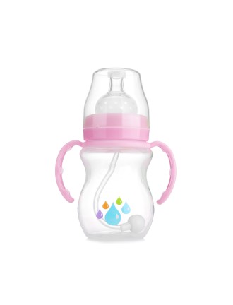 Durable wide mouth PP baby bottle
