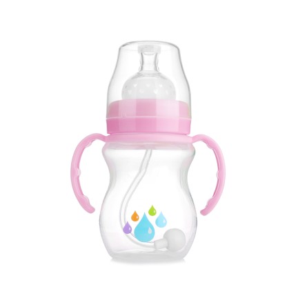 Durable wide mouth PP baby bottle