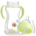 Durable wide mouth PP baby bottle