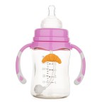 Shatterproof 180ml wide neck baby bottle