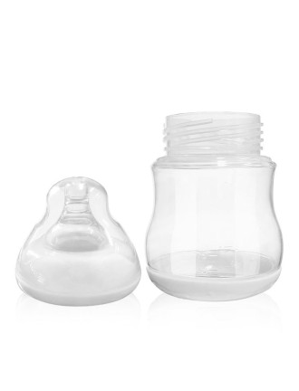 White small and shatter-resistant baby bottle