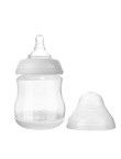 White small and shatter-resistant baby bottle