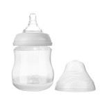 White small and shatter-resistant baby bottle