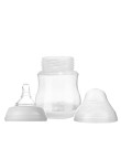 White small and shatter-resistant baby bottle
