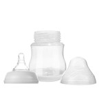 White small and shatter-resistant baby bottle