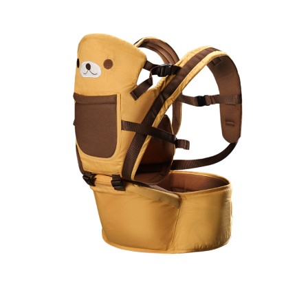 Adjustable comfort baby waist stool carrier