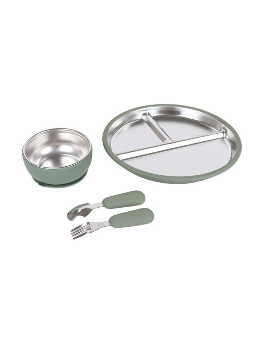Simple high-temperature resistant baby tableware set