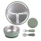 Simple high-temperature resistant baby tableware set