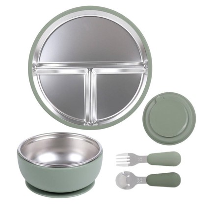 Simple high-temperature resistant baby tableware set