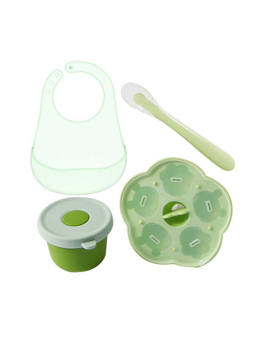 Durable silicone baby tableware set