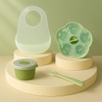 Durable silicone baby tableware set