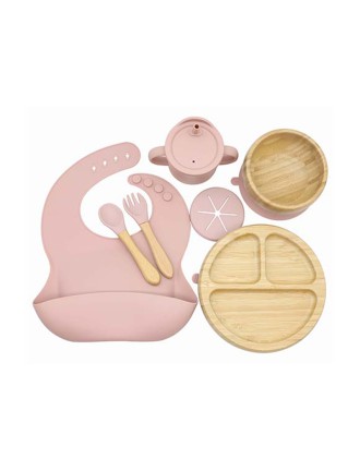High-quality food-grade baby tableware set