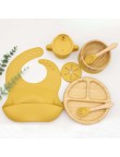 High-quality food-grade baby tableware set