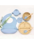 High-quality food-grade baby tableware set