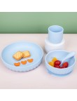 Food-grade silicone baby tableware set