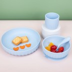 Food-grade silicone baby tableware set