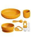 Food-grade silicone baby tableware set