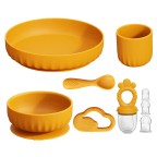 Food-grade silicone baby tableware set