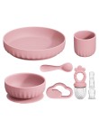 Food-grade silicone baby tableware set
