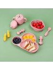 Stylish cloud-shaped durable baby tableware set