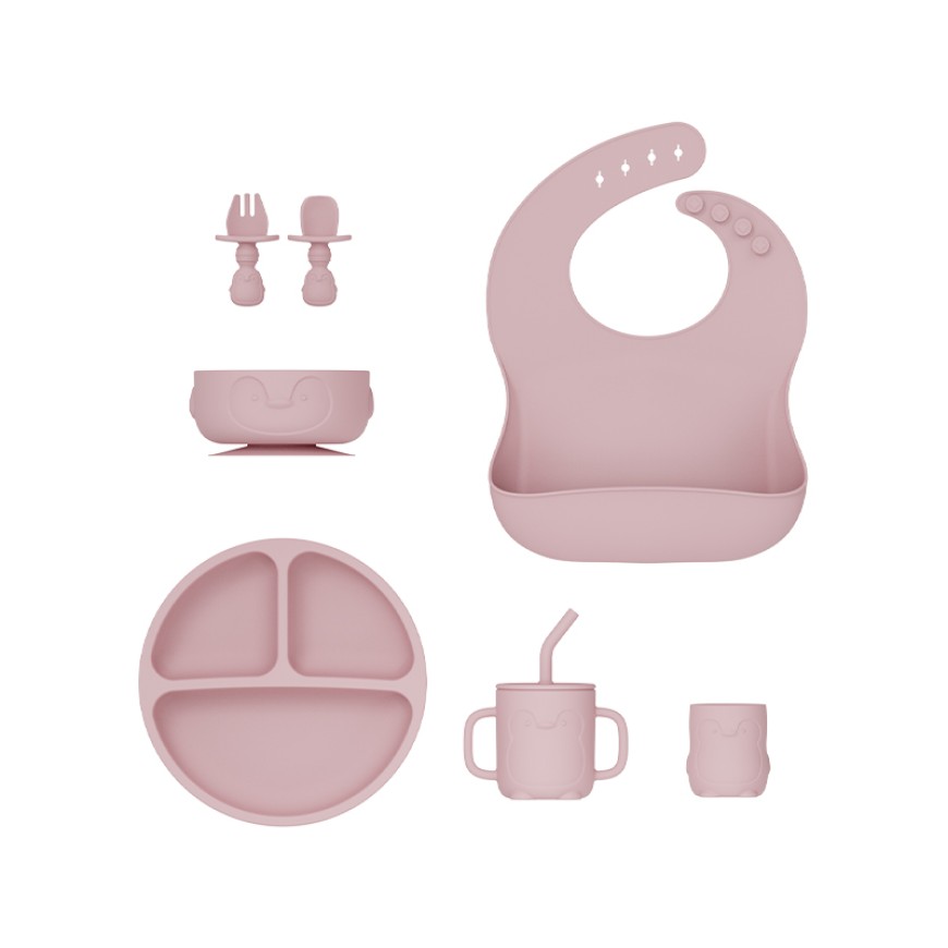 Food-grade non-toxic baby tableware set