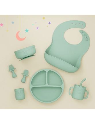 Food-grade non-toxic baby tableware set