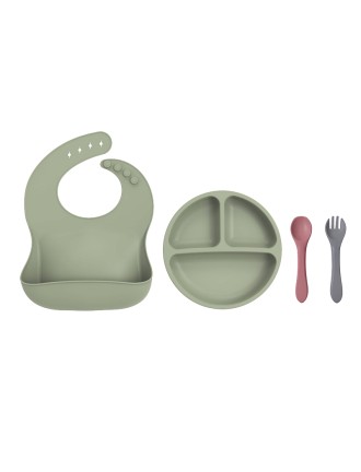 Safe and non-toxic baby tableware set