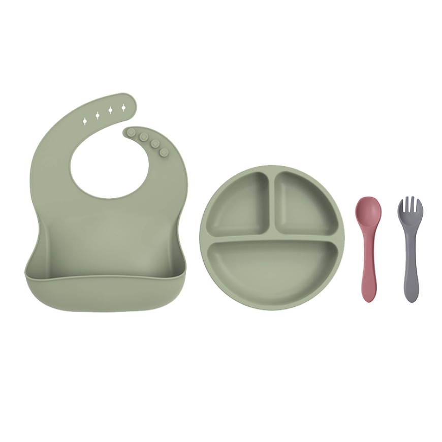 Safe and non-toxic baby tableware set