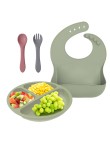 Safe and non-toxic baby tableware set