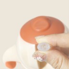 Anti-choking double handle baby water bottle