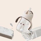 Anti-choking double handle baby water bottle