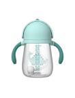 Cartoon flip-top anti-choking baby water bottle