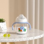 Simple flip-top durable baby water bottle