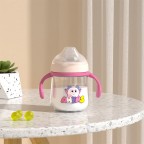 Simple flip-top durable baby water bottle