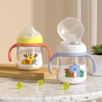 Simple flip-top durable baby water bottle