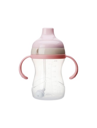 Double handle duckbill baby water bottle