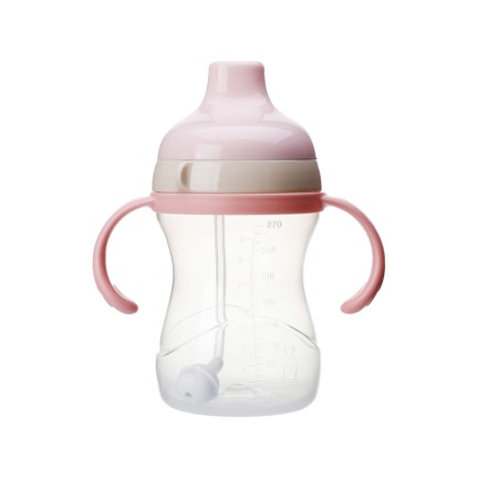 Double handle duckbill baby water bottle