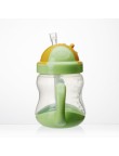 Anti-choking and anti-slip handle baby water bottle
