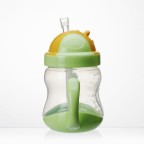 Anti-choking and anti-slip handle baby water bottle