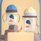 Creative simple cartoon baby water bottle