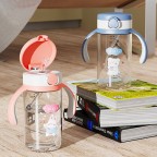 Stylish wide-mouth spill-proof baby water bottle