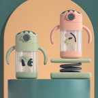 New anti-choking baby straw water bottle