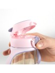 Portable anti-choking baby straw water bottle