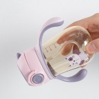 Portable anti-choking baby straw water bottle