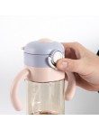 Push-open baby straw water bottle
