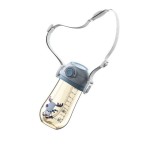 Fashionable anti-choking baby straw water bottle