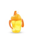 Leak-proof curved baby straw water bottle