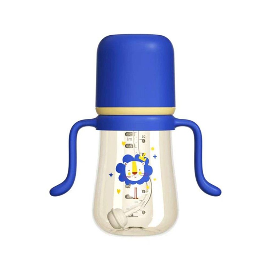 Anti-fall large capacity baby straw water bottle