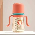 Anti-fall large capacity baby straw water bottle